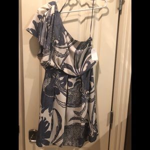 Jessica Simpson one-shoulder dress